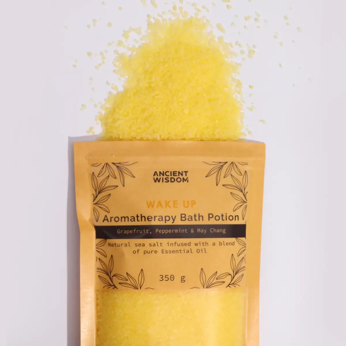 Aromaterapeutická sůl do koupele 350 g – Grep a máta